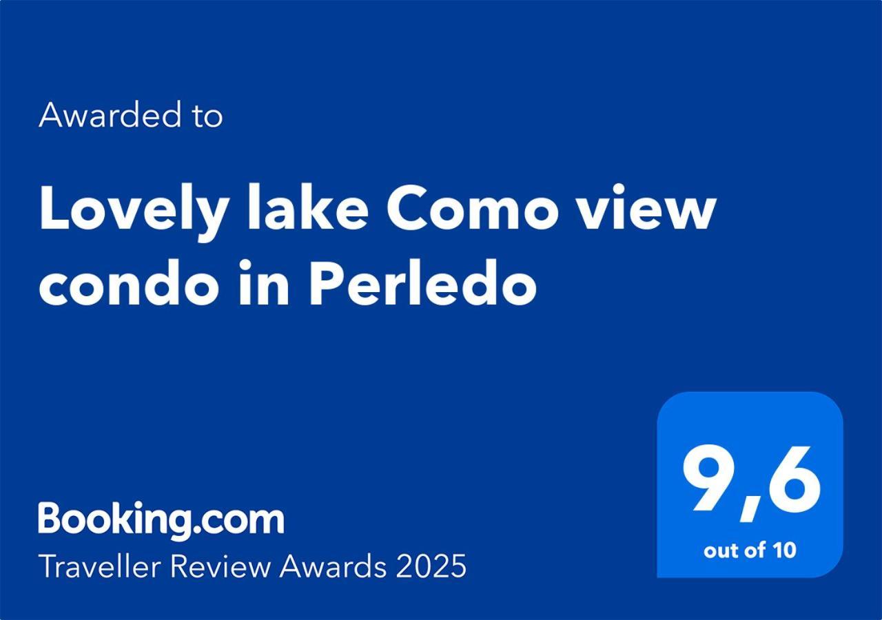 Romantic Lake Como Escape With View Perledo Exterior photo